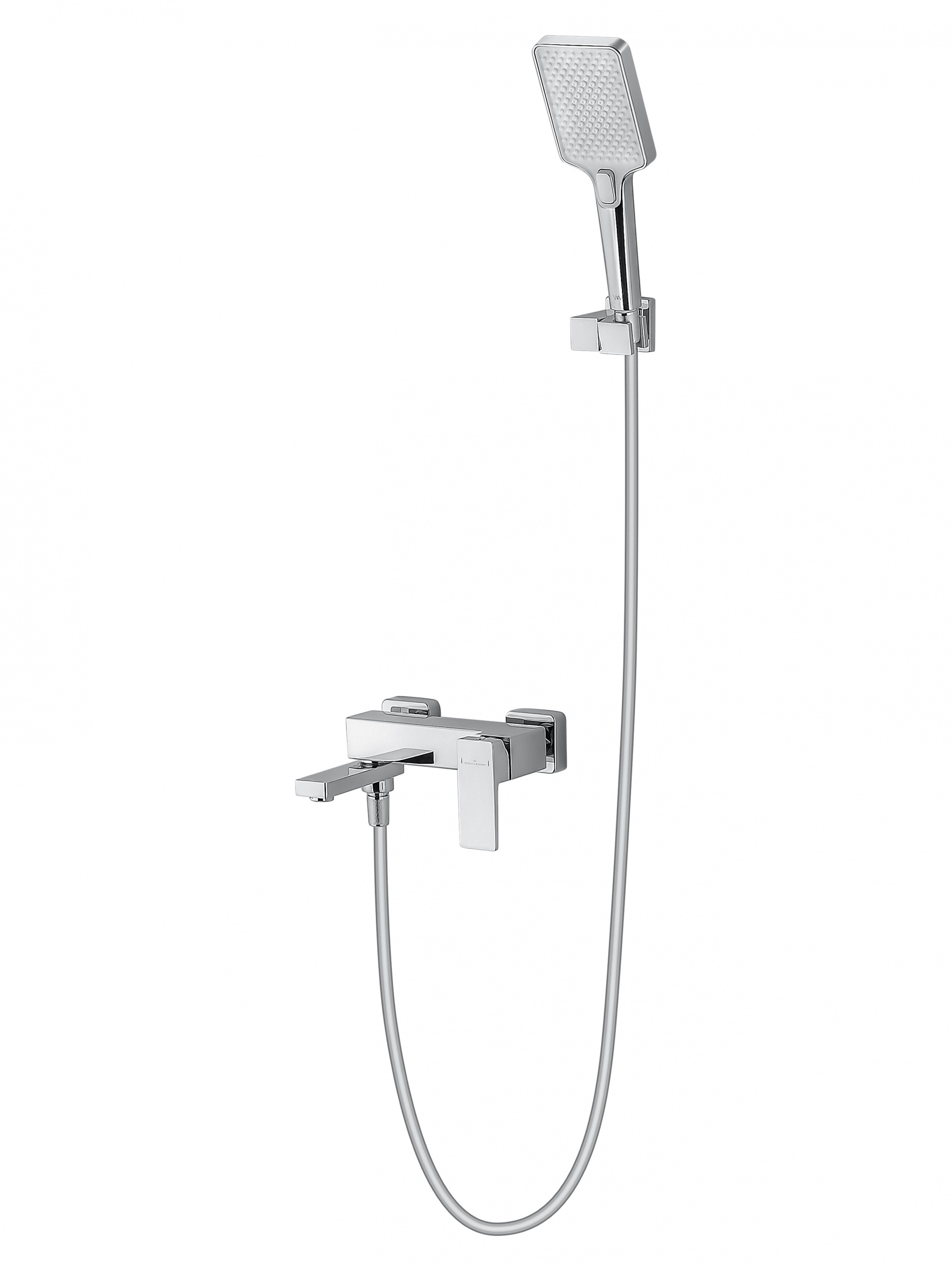 Смеситель для ванны с душем WONZON & WOGHAND CUBE 2.0, Хром WW-88037068-CR
