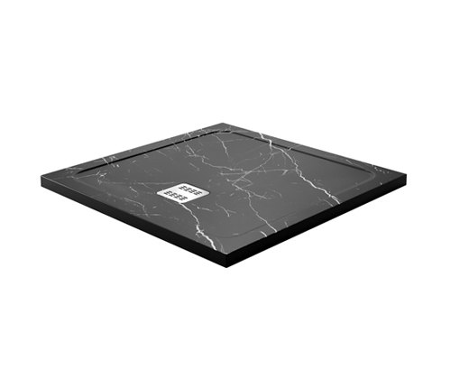 Душевой поддон Wasserkraft Neime 19T03, черный матовый