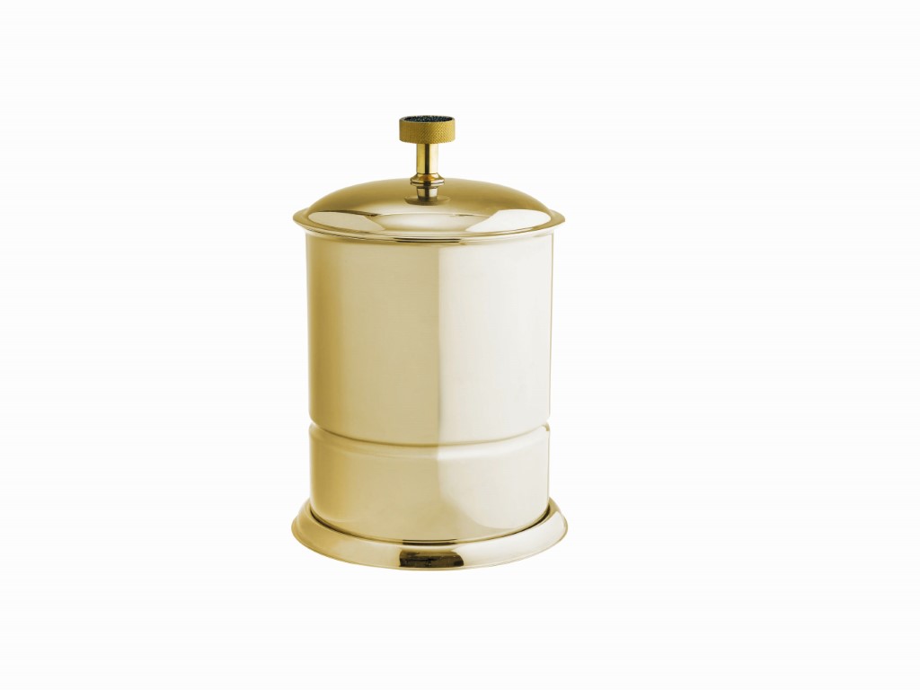Ведро металл Boheme ROYALE CRISTAL BLACK GOLD 10927-G-B