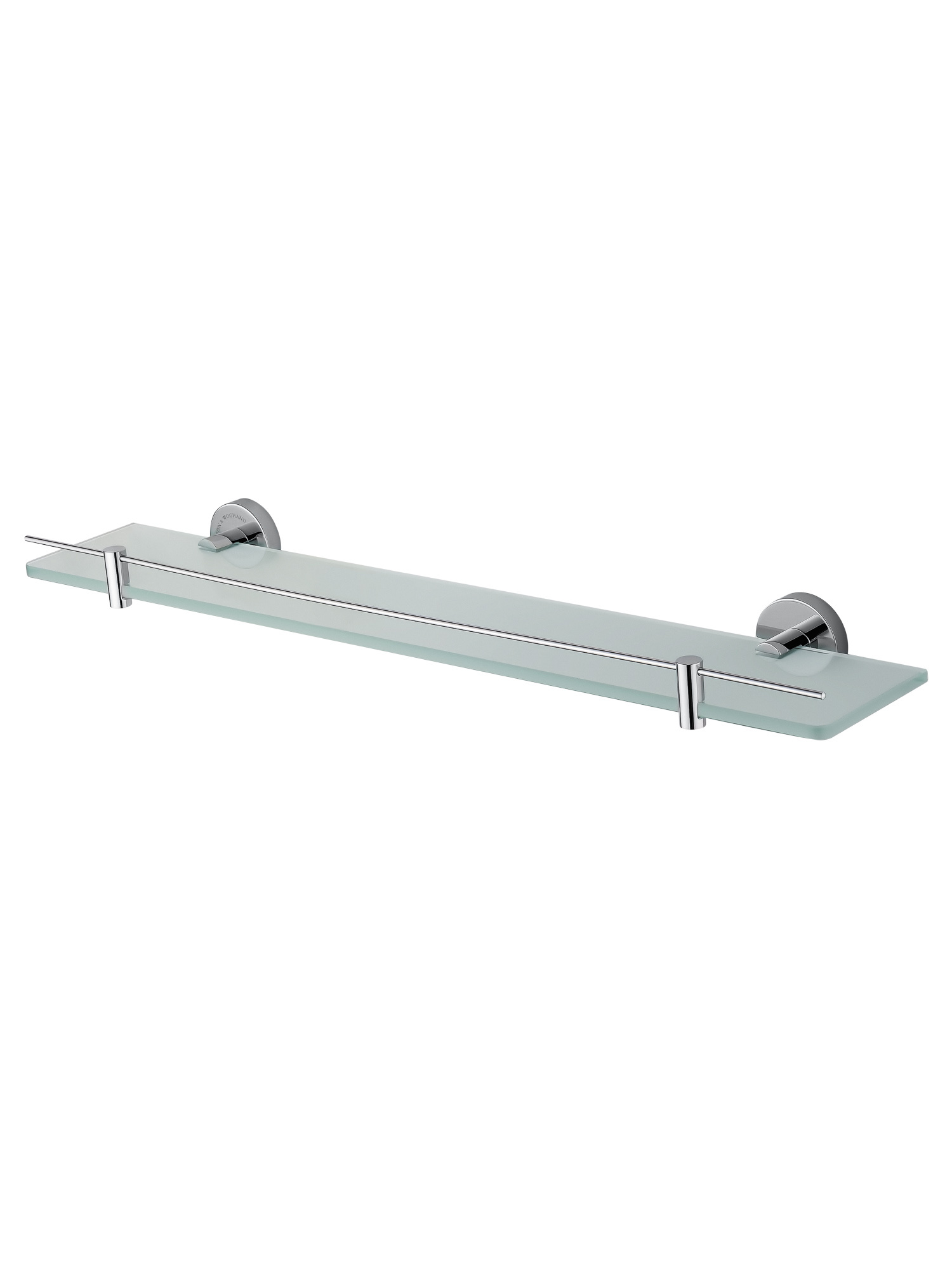 Стеклянная полка для ванной WONZON & WOGHAND EASY, Хром WW-8127