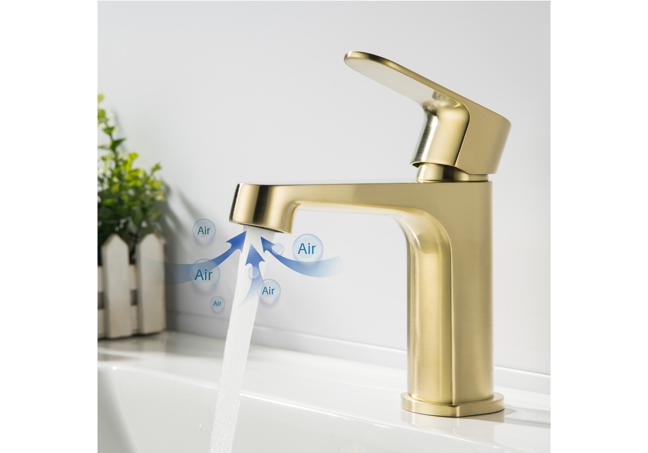 Смеситель Aquatek Оберон 98 AQ1210BG для раковины