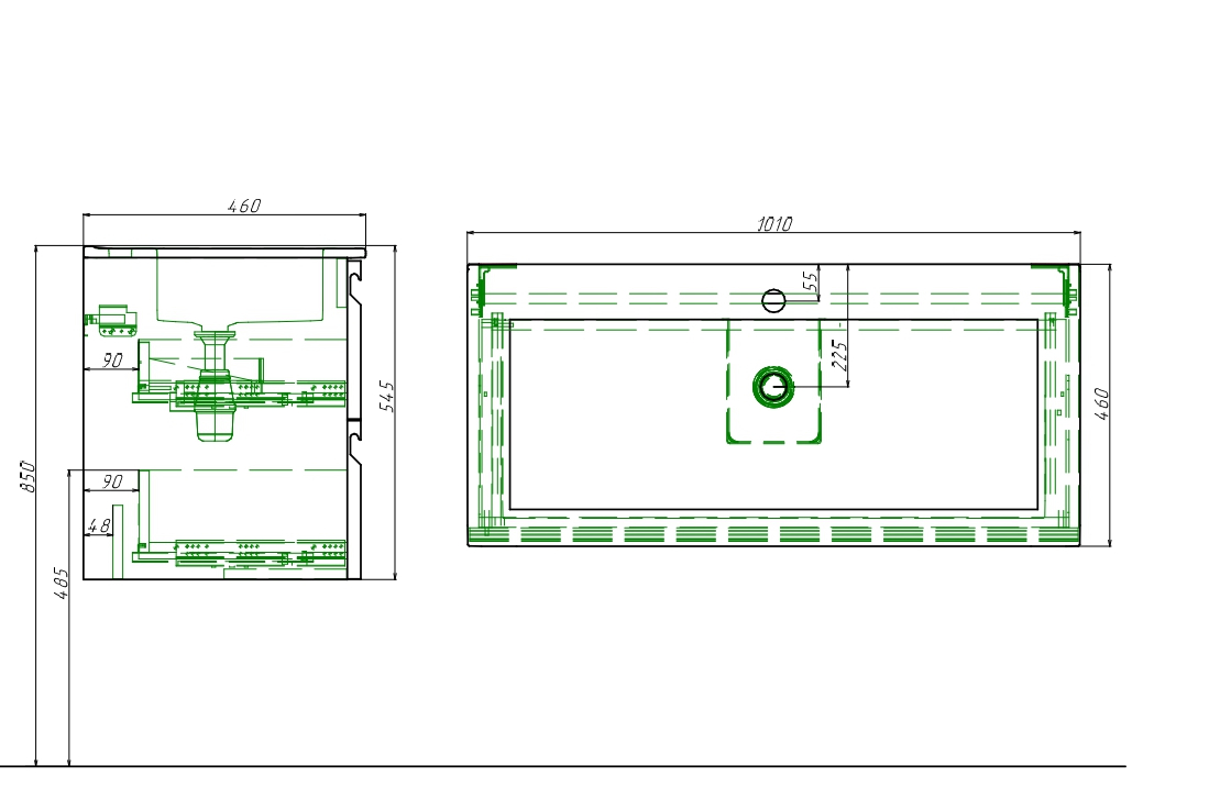 Раковина накладная Aquatek AQ4100-00