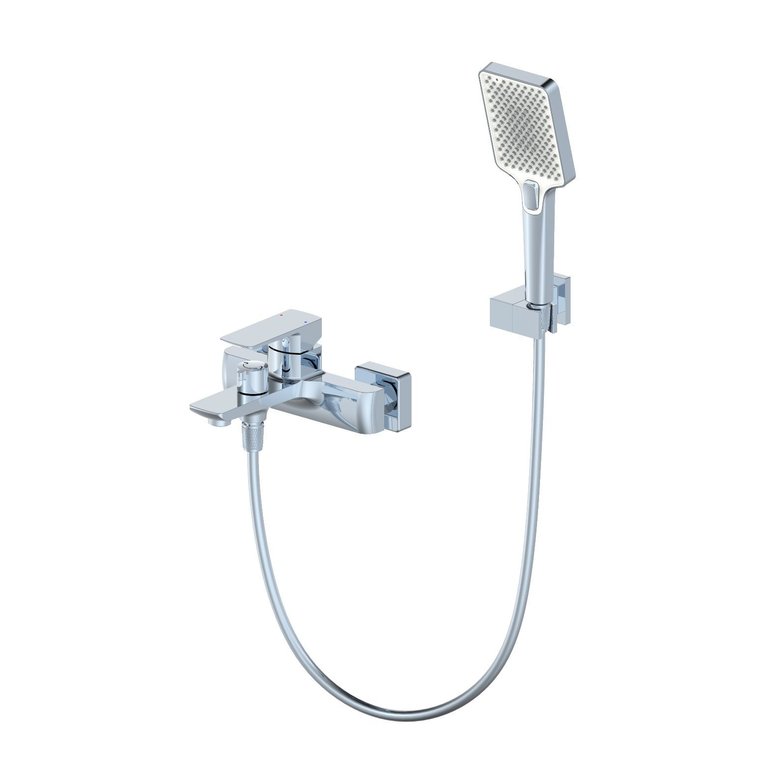 Смеситель для ванны с душем WONZON & WOGHAND EDGE, Хром WW-88639003A-CR