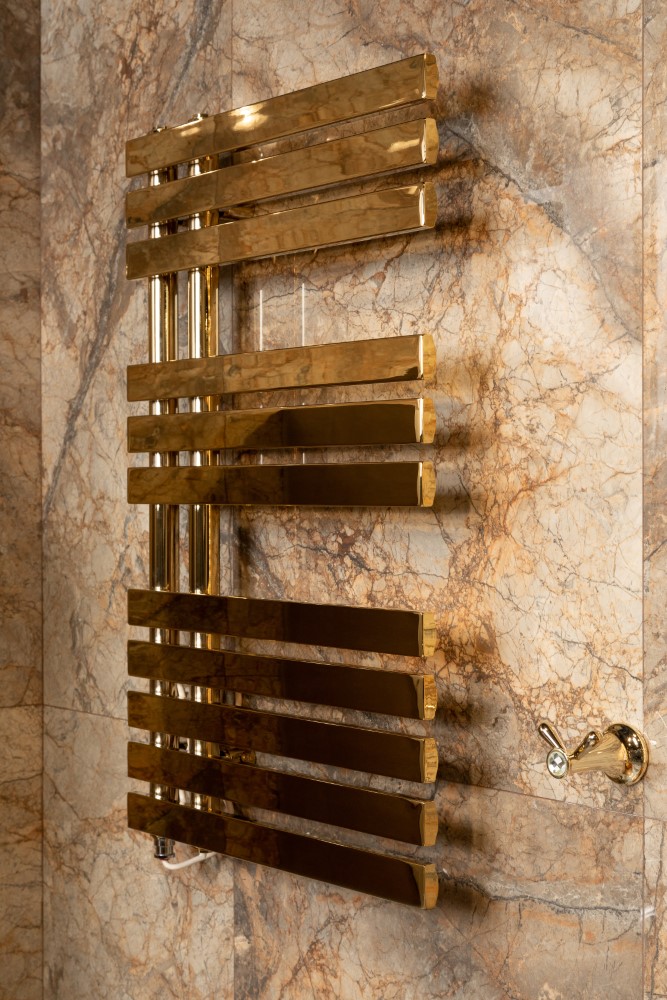 Полотенцесушитель электрический Boheme VENTURO GOLD 721-G