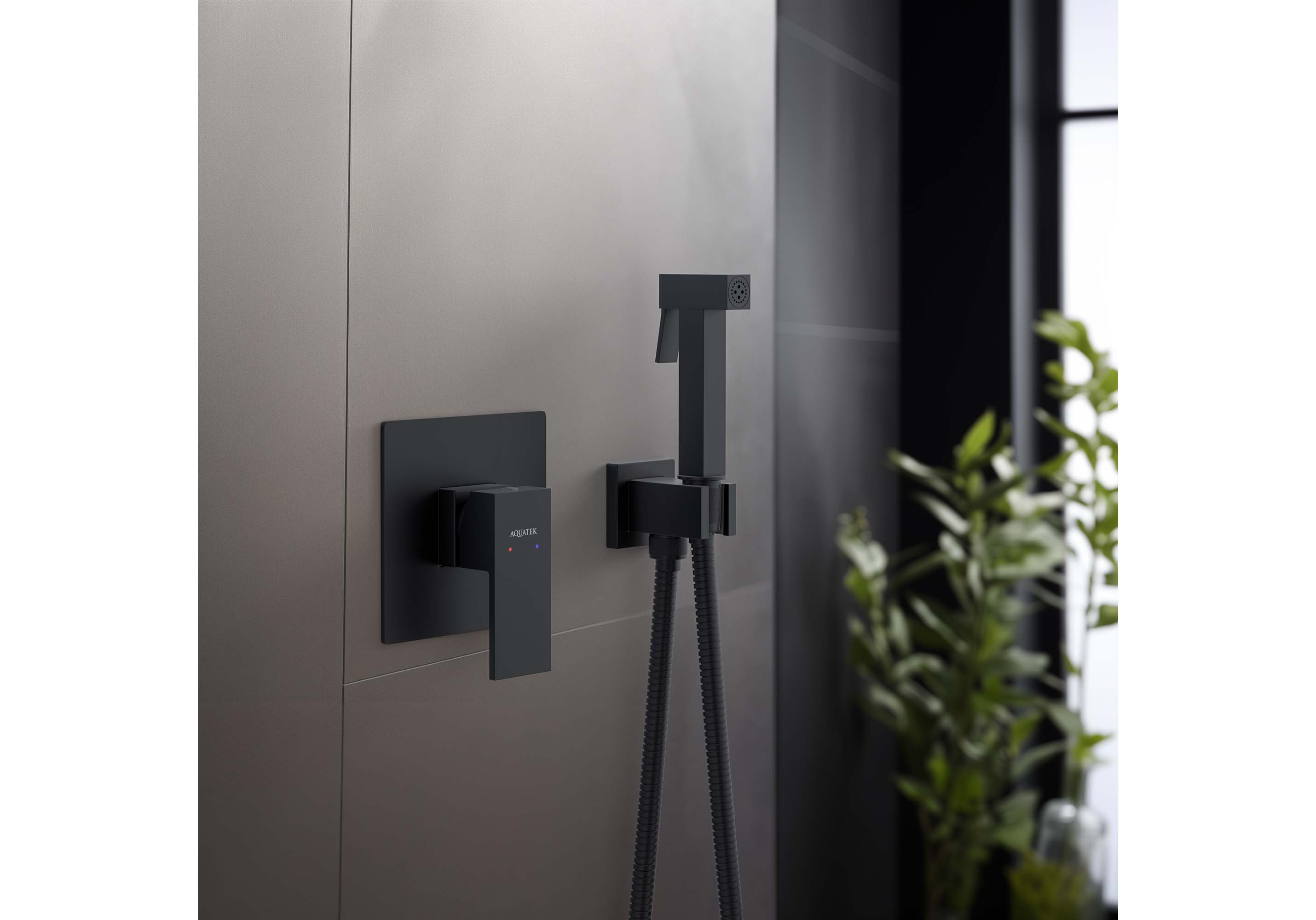 Гигиенический душ со смесителем Aquatek Либра AQ1619MB