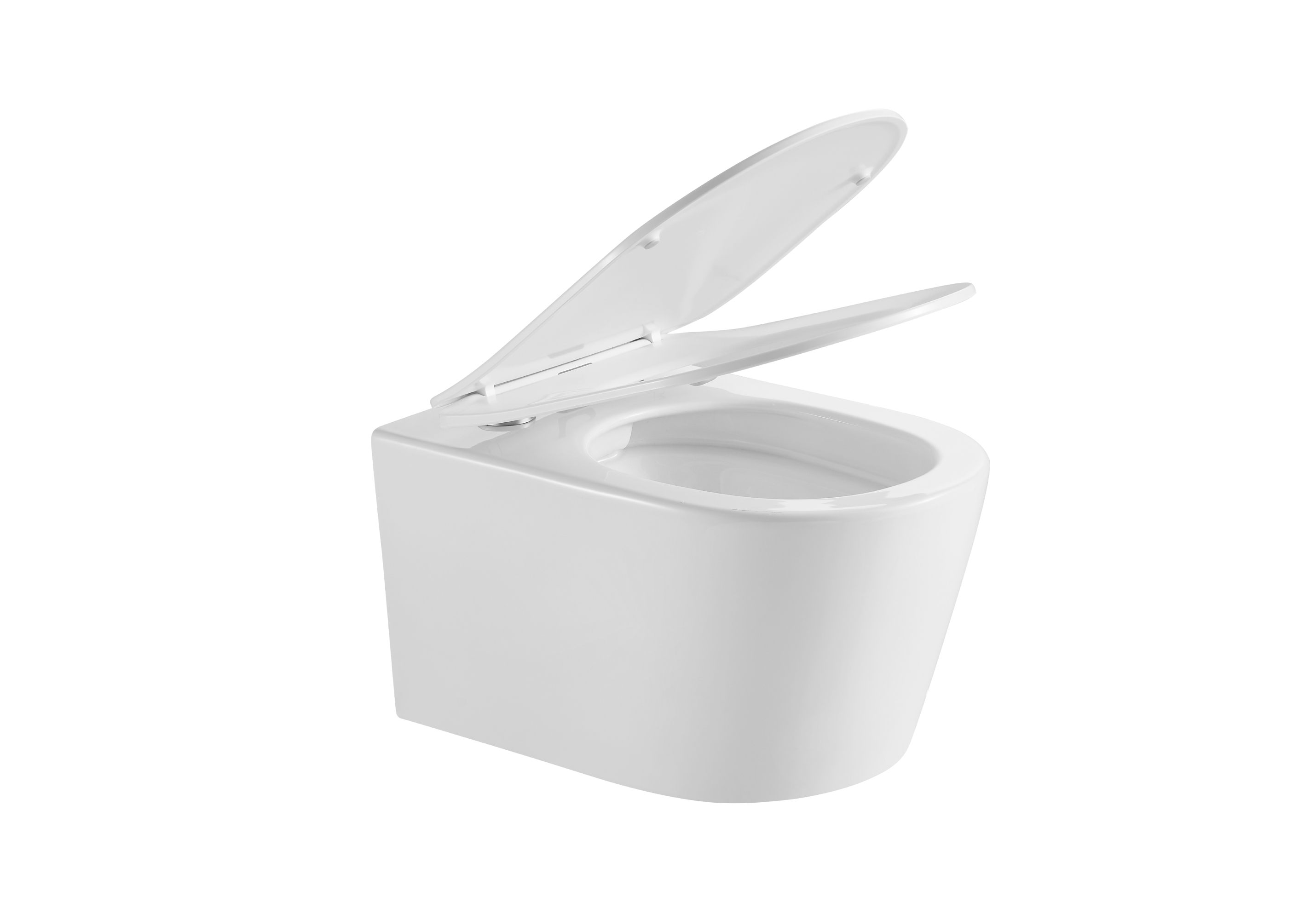 Унитаз подвесной безободковый Aquatek Оберон AQ1363W-00 с сиденьем Soft Close