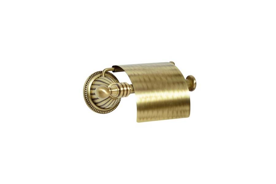 Держатель для туалетной бумаги с крышкой Boheme HERMITAGE BRONZE 10320