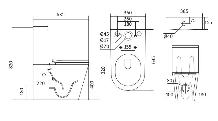 Унитаз-компакт Aquatek Либра New AQ1263N-00 с сиденьем Soft Close