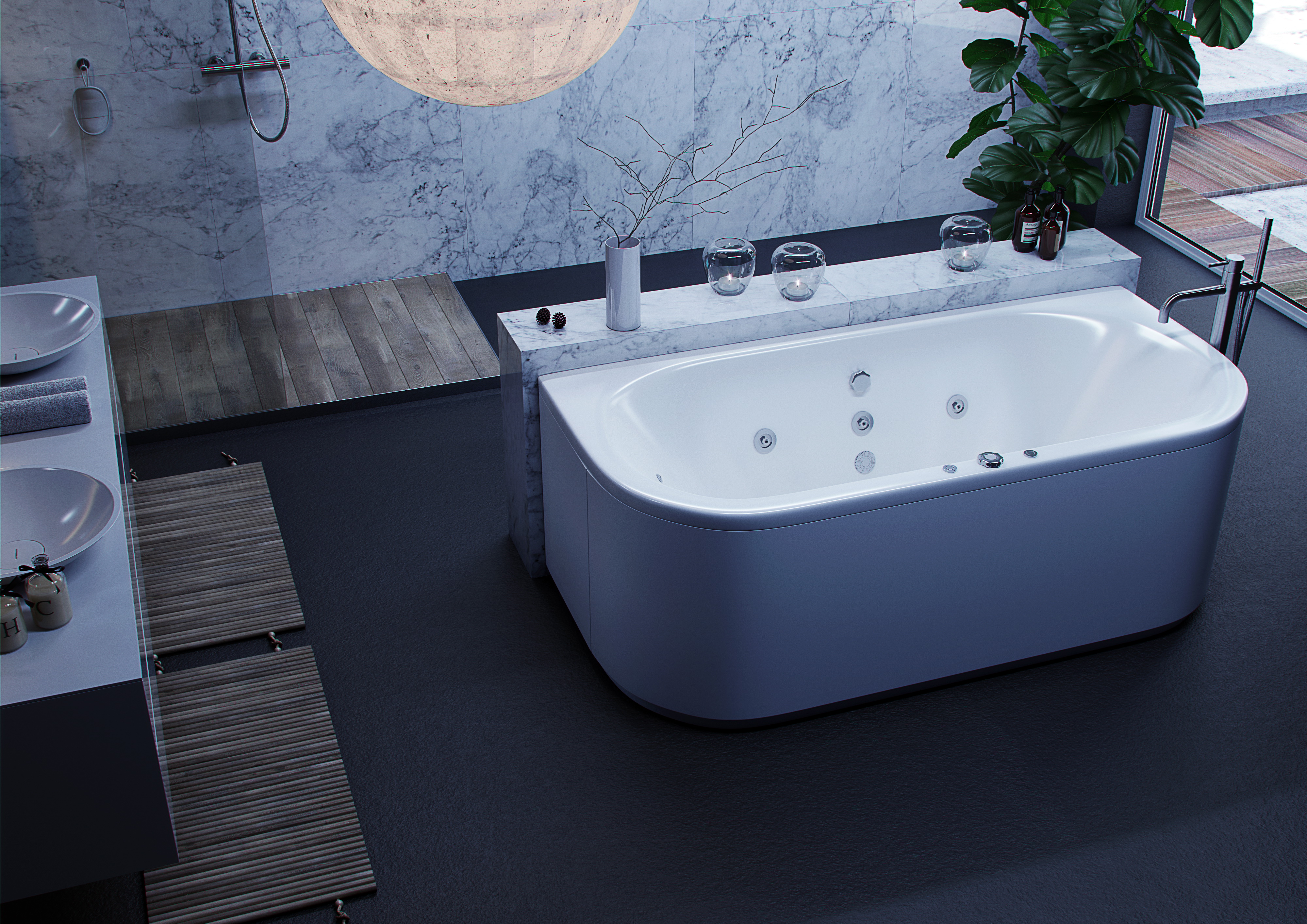 Акриловая ванна Aquatek Морфей MOR190-0000059 190х90 см