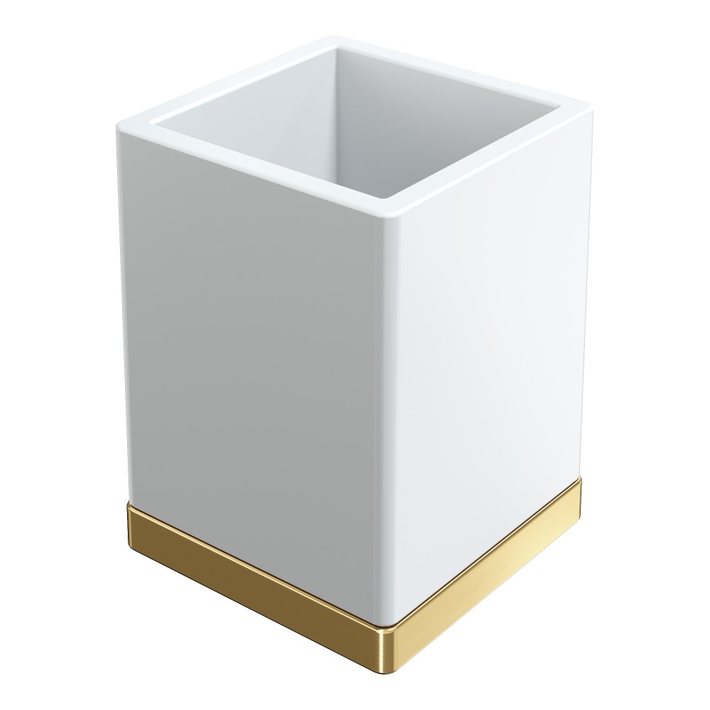 Стакан настольный Boheme Qubic Matt Gold 10961-MG